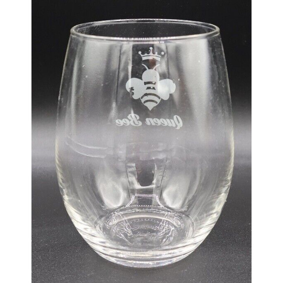 Queen Bee Stemless Wine Glass - Picture 2 of 7
